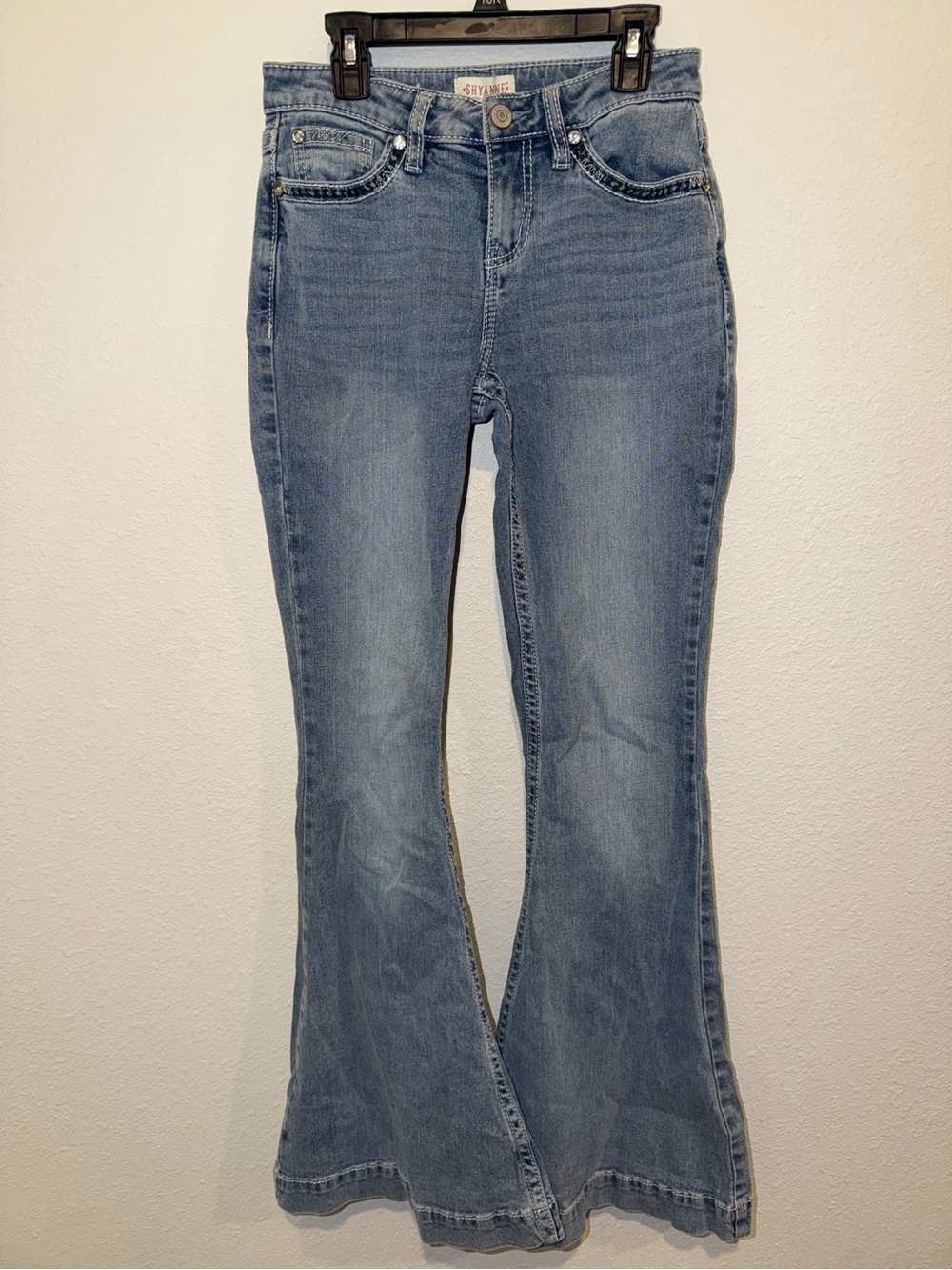 Light Blue Flared Women's Jeans by Shyanne